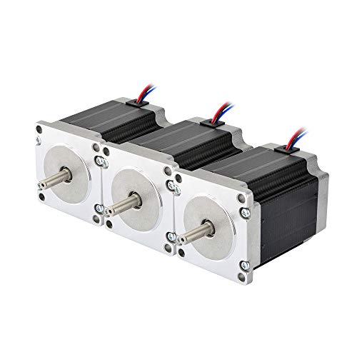 STEPPERONLINE 3PCS Nema 23 Schrittmotor 1.8deg 1.9Nm 2.8A 57x76mm Stepper Motor für 3D Drucker, CNC Fräse von STEPPERONLINE