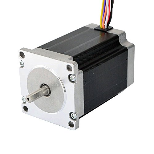 STEPPERONLINE Doppel Schacht Nema 23 Schrittmotor Uni/Bipolar 1.8deg 2.83Nm 4A 57x84mm 8 Drähte für 3D DRUCKER/DIY CNC von STEPPERONLINE