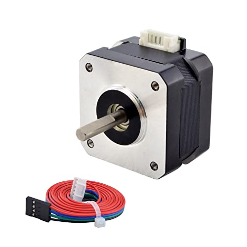 STEPPERONLINE E Series Nema 17 Schrittmotor 26Ncm 1.2A 30mm Körper Länge Pancake-Schrittmotor 1,8 Grad für 3D-Drucker CNC von STEPPERONLINE