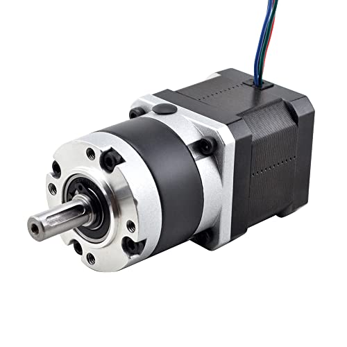 STEPPERONLINE Nema 17 Schrittmotor L=40mm Getriebeübersetzung 10:1 30arcmin MG Serie Planetengetriebe von STEPPERONLINE