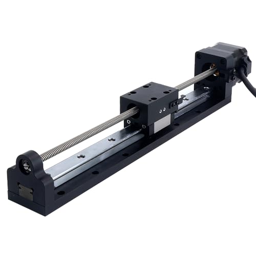 STEPPERONLINE Nema 17 Schrittmotor-Linearantrieb mit Leitspindel 1,5A Hub 200mm 0,25Nm(35,40oz.in) Leitung 6,35mm(0,25") mit Sensor von STEPPERONLINE