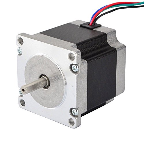 STEPPERONLINE Nema 23 Schrittmotor 1.26Nm 2.8A 4-Drähte 6.35mm Schaft DIY CNC Roboter 3D Drucker von STEPPERONLINE