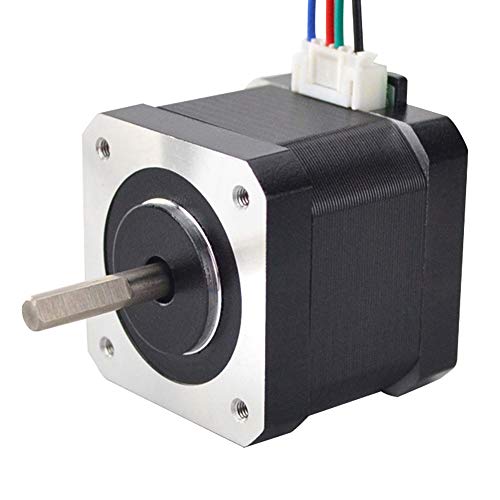 STEPPERONLINE Schrittmotor Nema 17 45Ncm 1.5A 12V 39mm 4-Draht 1.8 Deg Stepper Motor mit 1M Draht für 3D Drucker STEPPERONLINE Schrittmotor Nema 17 45Ncm 1.5A 12V 39mm 4-Draht 1.8 Deg Stepper Motor mit 1M Draht für 3D Drucker von STEPPERONLINE