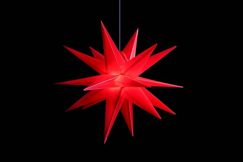 STERNTALER Dekostern DT7951, Dekostern Weihnachtsstern 18-Zacker Faltstern Kunststoff Rot STERNTALER Dekostern DT7951, Dekostern Weihnachtsstern 18-Zacker Faltstern Kunststoff Rot von STERNTALER