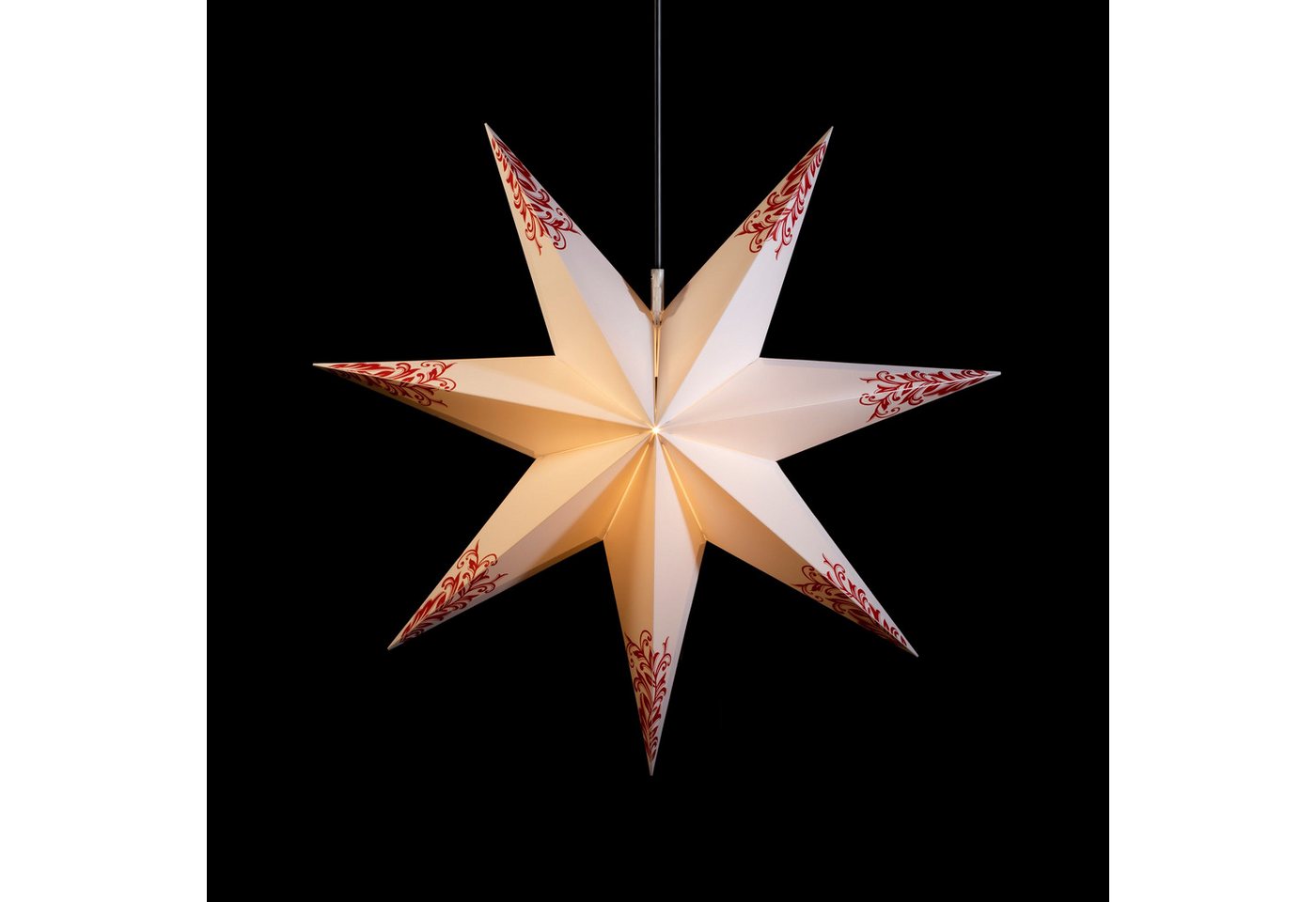 STERNTALER Dekostern 7 Zacker Orna, Dekostern Weihnachtsstern 7-Zacker Faltstern Weiß 60cm Auß STERNTALER Dekostern 7 Zacker Orna, Dekostern Weihnachtsstern 7-Zacker Faltstern Weiß 60cm Auß von STERNTALER