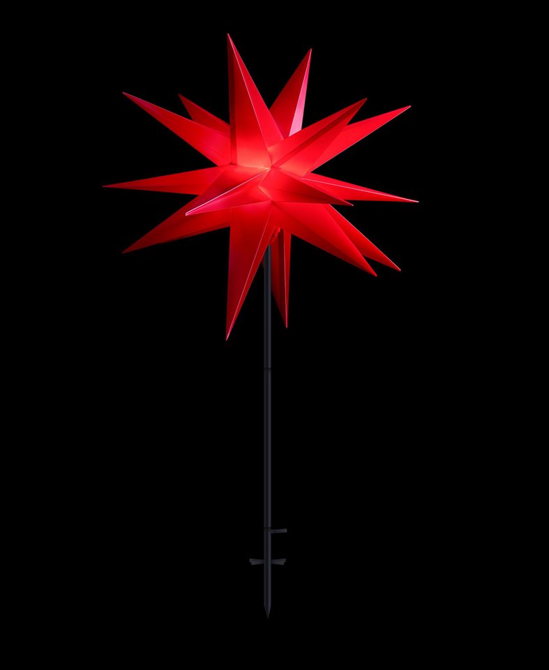 STERNTALER Dekostern DT5951, Dekostern Weihnachtsstern Kunststoff 18-Zacker mit Ständer Rot STERNTALER Dekostern DT5951, Dekostern Weihnachtsstern Kunststoff 18-Zacker mit Ständer Rot von STERNTALER