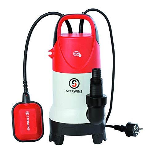 STERWINS - Klar- und Schmutzwasserpumpe - 500W- 11000,0 l/h - Schmutzwassertauchpumpe - Wasserpumpe selbstansaugend von STERWINS