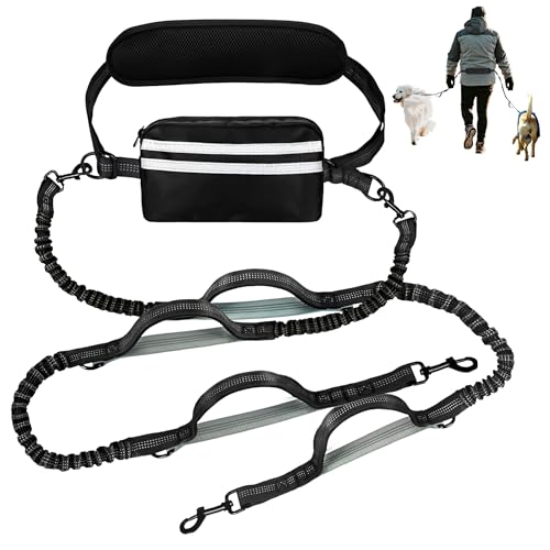 STFALI Joggingleine mit Bauchgurt für 2 Hunde STFALI Joggingleine mit Bauchgurt für 2 Hunde von STFALI