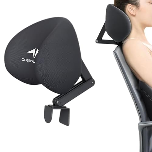 STFALI Kopfstütze Bürostuhl, Kopfstützen Klemmbefestigung, Winkel Höhenverstellbar, für Office Stuhl Speicher Schaum Mesh Kopfkissen Sitzkopf Ruhe STFALI Kopfstütze Bürostuhl, Kopfstützen Klemmbefestigung, Winkel Höhenverstellbar, für Office Stuhl Speicher Schaum Mesh Kopfkissen Sitzkopf Ruhe von STFALI