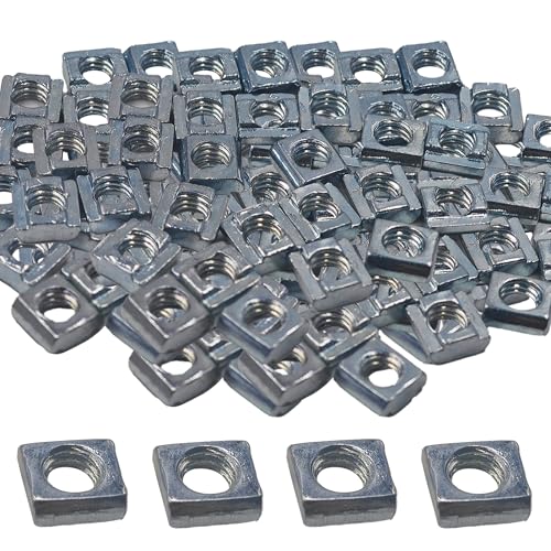 STFRBTH 100 Stück M5 6 mm Gleit-T-Muttern, metrisches Gewinde, T-Nut für Aluminium-Extrusionsprofil, 3D-Drucker-CNC-Teile STFRBTH 100 Stück M5 6 mm Gleit-T-Muttern, metrisches Gewinde, T-Nut für Aluminium-Extrusionsprofil, 3D-Drucker-CNC-Teile von STFRBTH