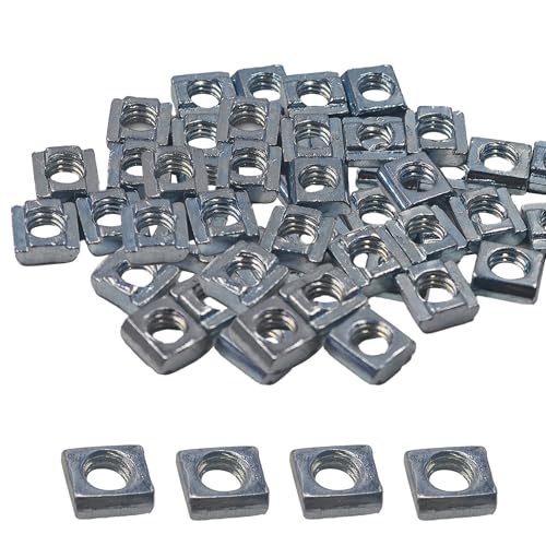 STFRBTH 25 Stück M6 6 mm Gleit-T-Muttern, metrisches Gewinde, T-Nut für 2020er-Serie, Aluminium-Extrusionsprofil, 3D-Drucker-CNC-Teile von STFRBTH
