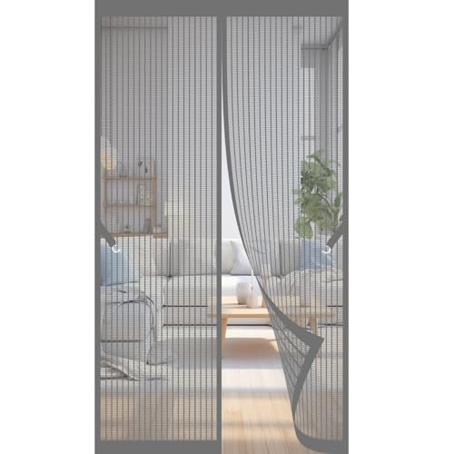 Fliegengitter Magnet Tur 100 x 240 cm Katzenkrallen Sicher, Stärkere Magneten Insektenschutz Magnetvorhang Vorhang für Balkontür Wohnzimmer Schiebetür Terrassentür, Grau Fliegengitter Magnet Tur 100 x 240 cm Katzenkrallen Sicher, Stärkere Magneten Insektenschutz Magnetvorhang Vorhang für Balkontür Wohnzimmer Schiebetür Terrassentür, Grau von STGAO