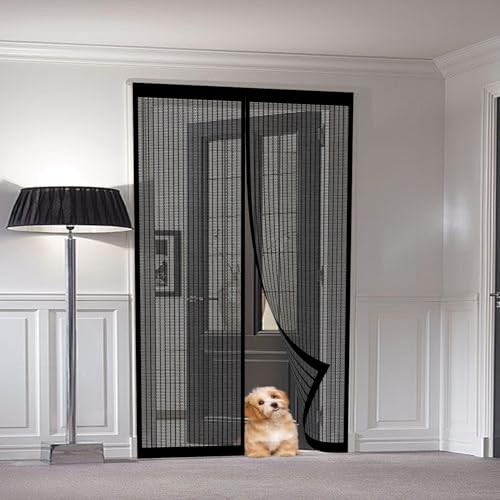 Fliegengitter Tür Magnet 83 x 220 cm Fliegengitter Tür Ohne Bohren Magnet Balkontür Luft Kann Frei Strömen Fliegengittertüren für Fenstertüren, Haustür, Schwarz Fliegengitter Tür Magnet 83 x 220 cm Fliegengitter Tür Ohne Bohren Magnet Balkontür Luft Kann Frei Strömen Fliegengittertüren für Fenstertüren, Haustür, Schwarz von STGAO