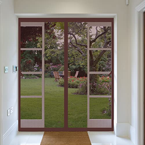 Magnetische Fliegengitter-Tür 100 x 190 cm Fliegengitter Tür Ohne Bohren selbstklebend Fliegengitter Tür Für Balkontür Wohnzimmer Terrassentür, Braun Magnetische Fliegengitter-Tür 100 x 190 cm Fliegengitter Tür Ohne Bohren selbstklebend Fliegengitter Tür Für Balkontür Wohnzimmer Terrassentür, Braun von STGAO