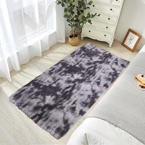STGAO Hochflor Teppich 125 x 220 cm Waschbar Aesthetic Teppiche Modernes Design für Schlafzimmer, Wohnzimmer, Babyzimmer, Mädchenzimmer, Dunkelgrau STGAO Hochflor Teppich 125 x 220 cm Waschbar Aesthetic Teppiche Modernes Design für Schlafzimmer, Wohnzimmer, Babyzimmer, Mädchenzimmer, Dunkelgrau von STGAO