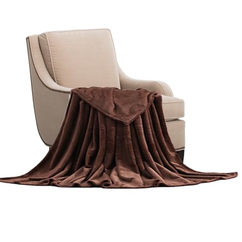 STGAO Wohndecke 100 x 200 cm Viele Farben Flanell Decke Microfaser für Sofa Couch Bett, Braun STGAO Wohndecke 100 x 200 cm Viele Farben Flanell Decke Microfaser für Sofa Couch Bett, Braun von STGAO