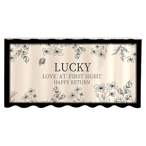 STHOYN Badezimmer Unter Schrankvorhang Zum Schieben Abdeckung Wasserdicht Eingang Vorhang Schrank Für Küche Wasserdicht Regal Vorhang Staubdicht Verschiedene(65 * 50cm,TRACK_PLANT-B) von STHOYN