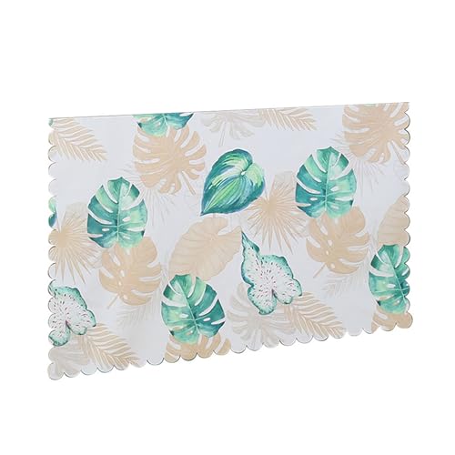 STHOYN Elegante Wasserdichte Verschiedene Schrankvorhang Multifunktionale Vorhang Schrank Für Küche Staubdichte Regal Vorhang No-Bohrschrank Vorhänge(80 * 80cm,Leaf-A) von STHOYN