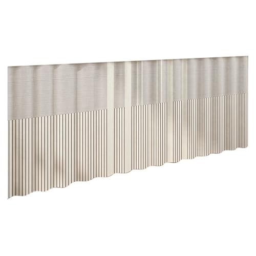 STHOYN Minimalistische Schiebebahn Unter Schrankvorhang Zum Schieben Für Vorhang Schrank Küche Staubdicht Regal No-Bohrer Mehrere Szenarien(90 * 70cm,F) von STHOYN
