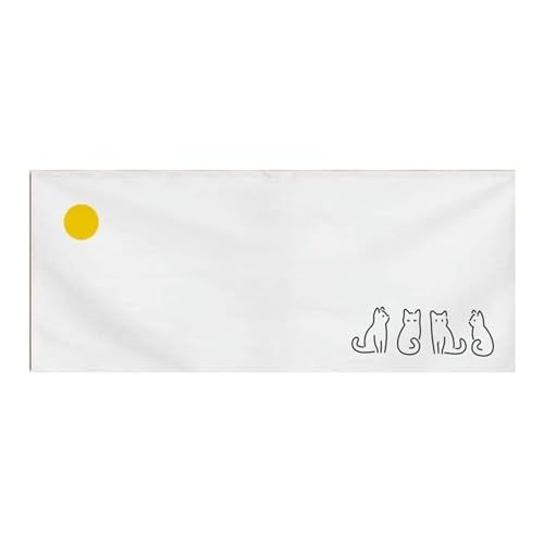 STHOYN Minimalistischer Unter Schrankvorhang Zum Schieben Verschiedene Bücherregal Vorhang Schrank Für Küche Staubdicht Tisch Regal Vorhang Schiebe Track(100 * 80cm,TRACK_CAT-C) von STHOYN