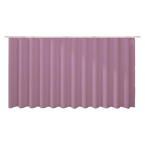 STHOYN Rock Unter Schrankvorhang Zum Schieben Wasserdicht Und Ölbeständig Vorhang Schrank Küchenutensilien Aufbewahrung Für Küche Pull-Typ Regal Vorhang(150 * 70cm,Purple) von STHOYN