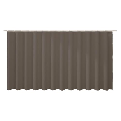STHOYN Rock Unter Schrankvorhang Zum Schieben Wasserdicht Und Ölbeständig Vorhang Schrank Küchenutensilien Aufbewahrung Für Küche Pull-Typ Regal Vorhang(80 * 70cm,Gray) von STHOYN