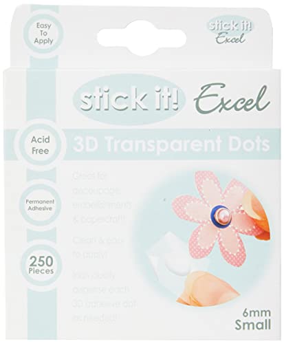 Stick it Small Excel 3D Transparent Dot von STICK IT