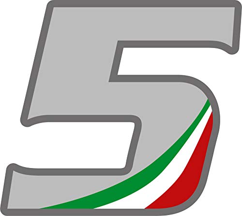 Sticker Aufkleber Nummer Gara Italien Rally Motocross Höhe 5 cm Sticker Aufkleber Nummer Gara Italien Rally Motocross Höhe 5 cm von STICKER