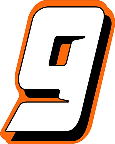 Sticker Aufkleber Nummer Rennen Rallye Motocross Höhe 10 cm von STICKER
