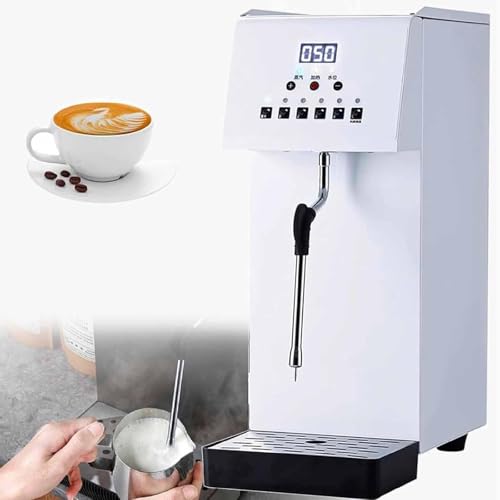 6L Kommerzieller Automatische Milchaufschäumer,Edelstahl Milchschaumbereiter Mit LED-Display,für Kaffee Tee Restaurant,2500W von STIDEsknautic