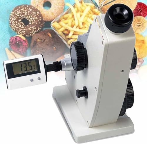 Abbe-Monokularrefraktometer,Digitalrefraktometer,Optische Laborgeräte,Messbereich 1.300–1.700 nD,Genauigkeit ±0,0002 nD,0–95%Brix,Für Zucker, Getränke, Lebensmittel usw von STIDEsknautic