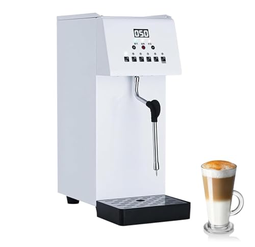 Kommerzielle intelligente Milchaufschäumer,Dampf und Wassermaschine 2500W,Mit LED-Anzeige,360° Drehbarer Dampfstab,Für Cafés Und Milchteeläden von STIDEsknautic