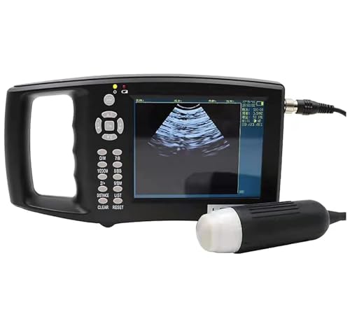 Vet Portable B-Ultra Sound Scanner Maschine Mit 3,5 MHz Mechanische Sonde,5 Anzeigemodi,5,6-Zoll-HD-Bildschirm,Für Schafe und Schweinen Trächtigkeitstest von STIDEsknautic