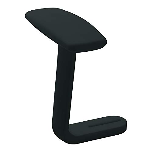 STIER T-Armlehne für Bürostuhl, breitenverstellbar, mit extra weicher Oberfläche, bietet komfortable Entlastung für Hals und Nacken, ergonomische Unterstützung von STIER OFFICE
