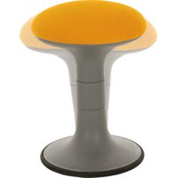 STIER Polsterhocker orange mit Schwingeffekt Sitzhöhe 470 mm von STIER Office