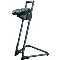 [GEBRAUCHT] Stier Stehhilfe Arbeitshocker Stehsitz Rückenentlastung Schwarz Sitzhöhe 600 724 B-Ware von STIER
