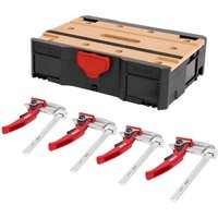 [GEBRAUCHT] Stier Systainer Set Koffer Werkbank Black Edition Hebelzwinge Spannset 5teilig B-Ware von STIER