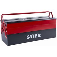 Stier - gebraucht] Werkzeugkasten Leer 5 Einzelfächer Stahlblech 520 x 190 x 200 Mm B-Ware von STIER