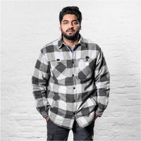 Heavy Lumber Jacket bci cotton m buffalo plaid grey - Stier Heavy Lumber Jacket bci cotton m buffalo plaid grey - Stier von STIER