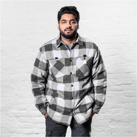 Heavy Lumber Jacket bci cotton xl buffalo plaid grey - Stier Heavy Lumber Jacket bci cotton xl buffalo plaid grey - Stier von STIER