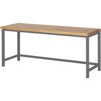 Höhenverstellbare Werkbank Premium, 200x70x84-104cm, pulverbeschichteter Stahl & Buche - Stier Höhenverstellbare Werkbank Premium, 200x70x84-104cm, pulverbeschichteter Stahl & Buche - Stier von STIER