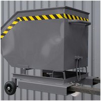 Stier - Kastenwagen mit Rollen + Einfahrtaschen 250l 300kg anthrazitgrau von STIER
