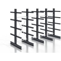 Kragarmregal schraubbar doppelseitig 4 Felder mit 4 Ebenen 5120x3530x400mm - Stier Kragarmregal schraubbar doppelseitig 4 Felder mit 4 Ebenen 5120x3530x400mm - Stier von STIER