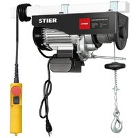 [NEUWERTIG] B-Ware Elektrischer Seilzug Tragkraft 500kg Leistung 900 W Transport Hebetechnik von STIER