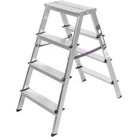 [NEUWERTIG] B-Ware Stier Stufen Stehleiter Klappleiter Leiter Klapp Leiter Fi 4 Beidseitig Begehbar von STIER