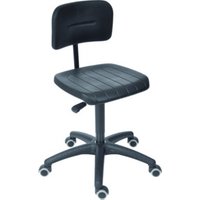 STIER Arbeitsstuhl mit Rollen Sitzhöhe 470-660 mm PU-Sitz STIER Arbeitsstuhl mit Rollen Sitzhöhe 470-660 mm PU-Sitz von STIER