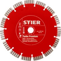 STIER Diamanttrennscheibe Turbo Premium Ø350 mm Bohrung 20 / 25,4 mm von STIER
