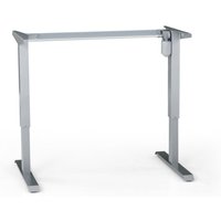 STIER Elektrisch höhenverstellbares Tischgestell für 120x80 cm Tischplatte, Schreibtischgestell stufenlos verstellbar, Tischbeine silber, Gestell für STIER Elektrisch höhenverstellbares Tischgestell für 120x80 cm Tischplatte, Schreibtischgestell stufenlos verstellbar, Tischbeine silber, Gestell für von STIER