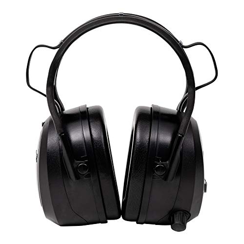 STIER Kapselgehörschutz, SNR 29 dB, CE zertifiziert, mit FM Radio, Bluetooth & AUX, Gehörschutz, 16h Nutzungsdauer, mit 4GB-SD Card, MP3-Dateien abspielen von STIER