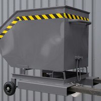 STIER Kastenwagen mit Rollen + Einfahrtaschen 250l 300kg anthrazitgrau STIER Kastenwagen mit Rollen + Einfahrtaschen 250l 300kg anthrazitgrau von STIER